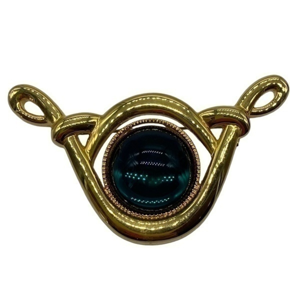 Park Lane Green Gold Brooch Interchangeable